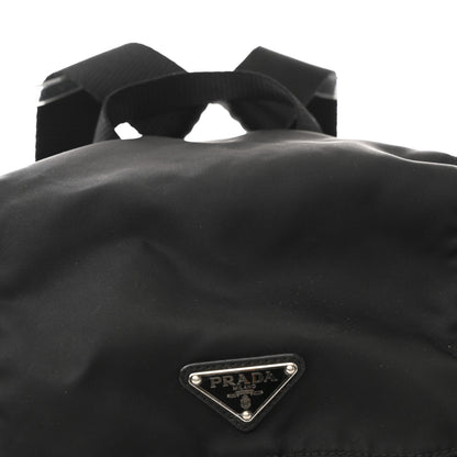 Prada Nylon Vela Saffiano Medium Backpack Black 8 of 12