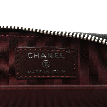 Chanel Lambskin Quilted Zip Coin Purse Black 8 of 14