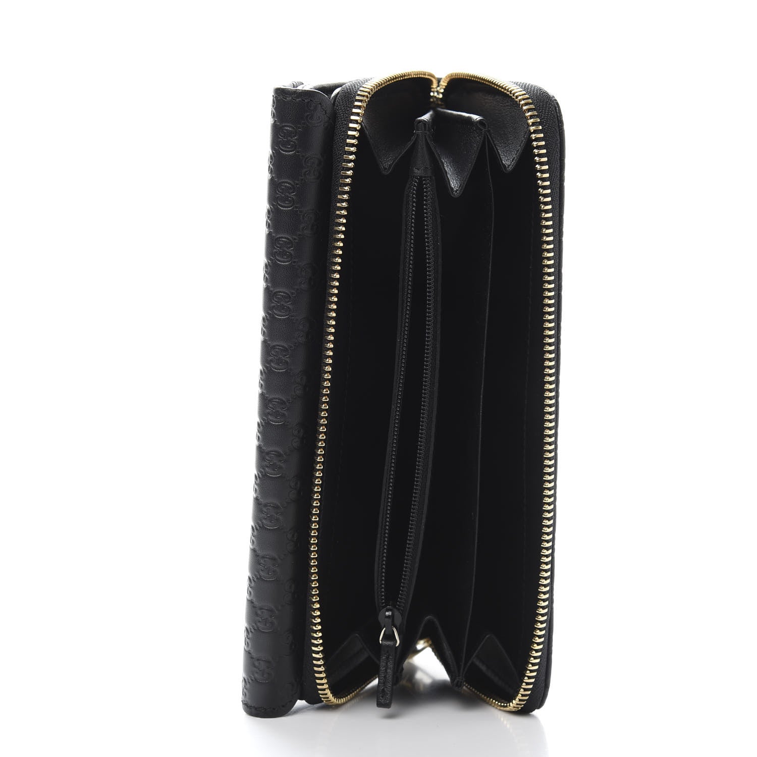 Gucci Soft Microguccissima Continental Zip Wallet Black 6 of 11