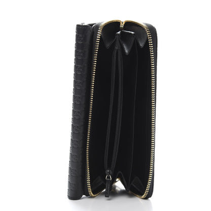 Gucci Soft Microguccissima Continental Zip Wallet Black 6 of 11