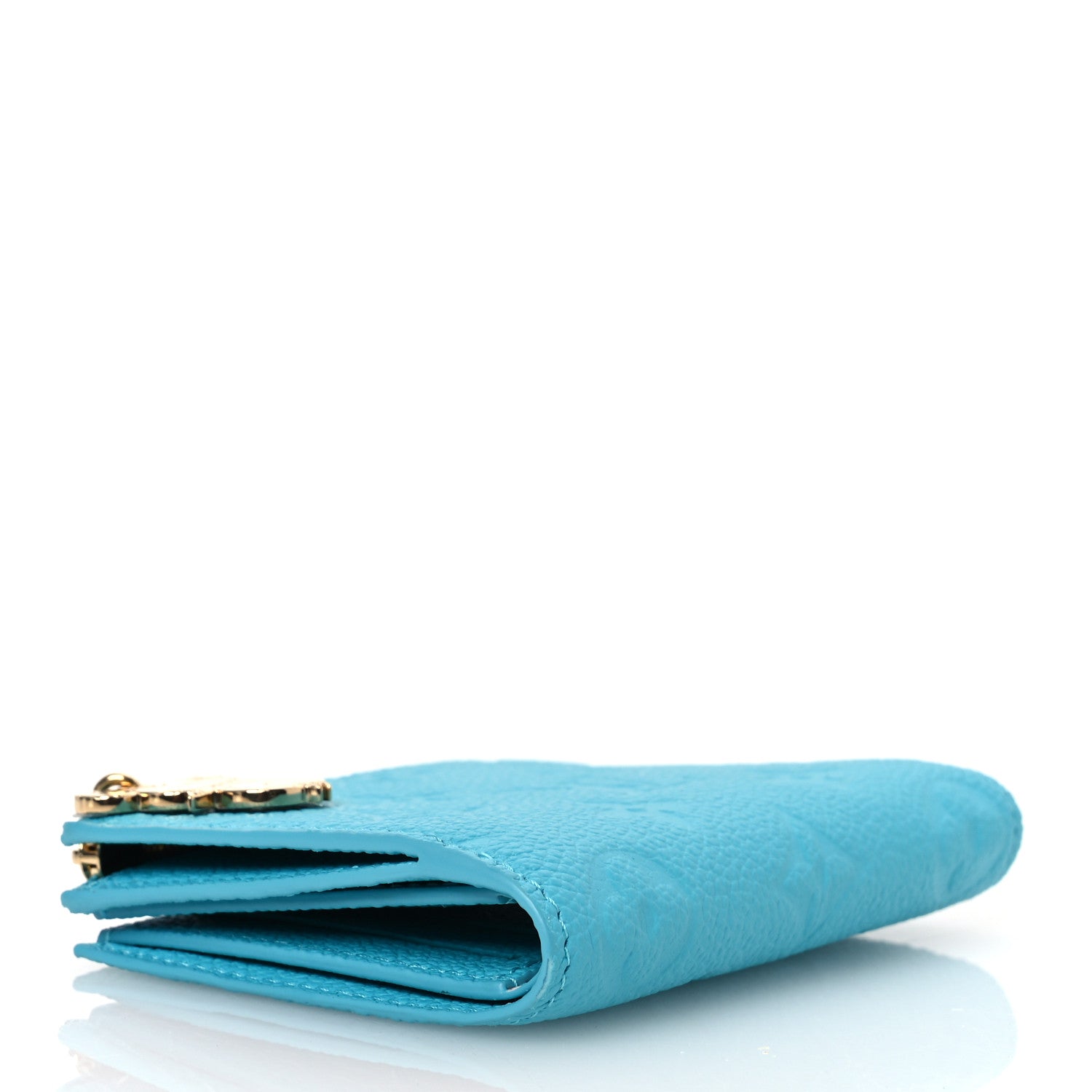 Louis Vuitton X TM Empreinte Monogram Lisa Wallet Kabira Blue 4 of 10