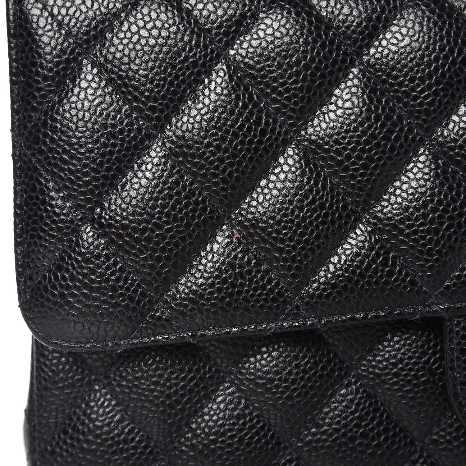 Chanel Caviar Quilted Medium Double Flap Black 9 of 13