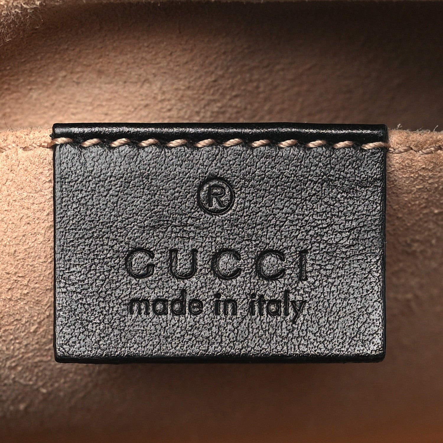Gucci Calfskin Matelasse Small GG Marmont Chain Shoulder Bag Black 6 of 10