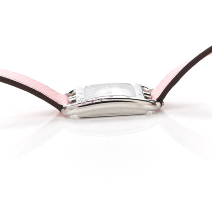 Hermes Stainless Steel Swift Diamond Pink Sapphire Mother of Pearl 23mm Cape Cod Double Tour Quartz Watch Rose Sakura 5 of 6