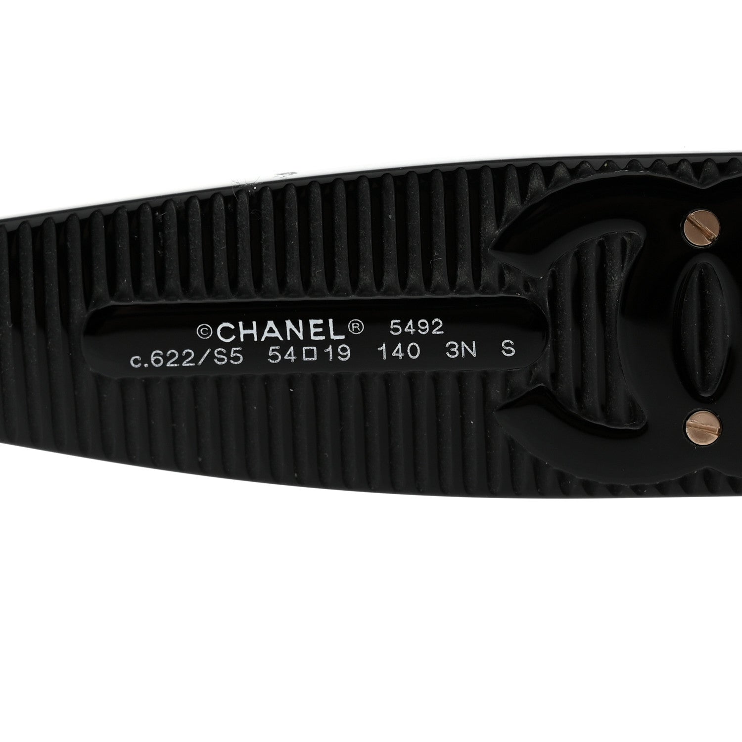 Chanel Acetate Butterfly Large CC Sunglasses 5492 Black 5 of 8