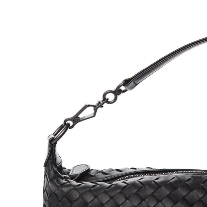 Bottega Veneta Nappa Intrecciato Small Shoulder Bag Black 10 of 10