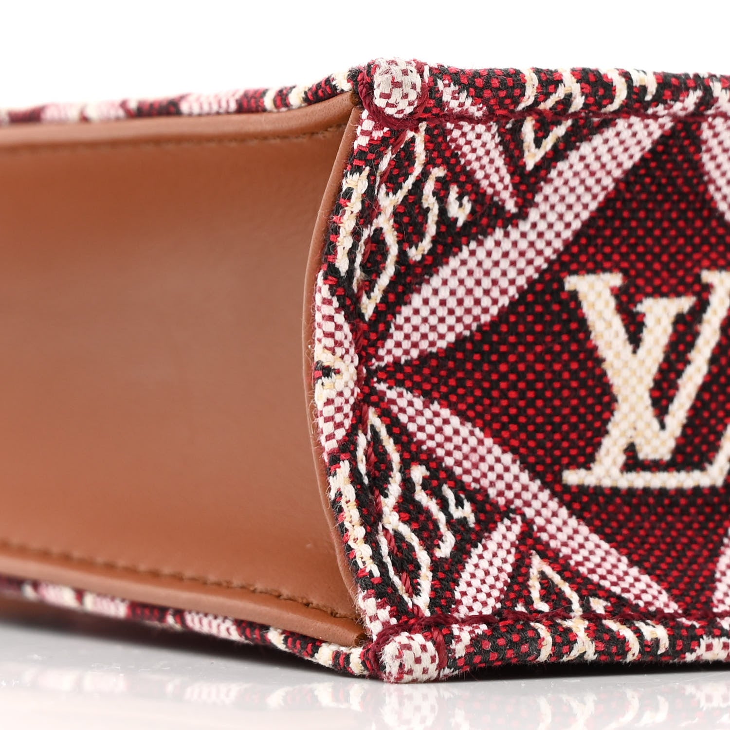 Louis Vuitton Jacquard Since 1854 Petit Sac Plat Bordeaux 9 of 10