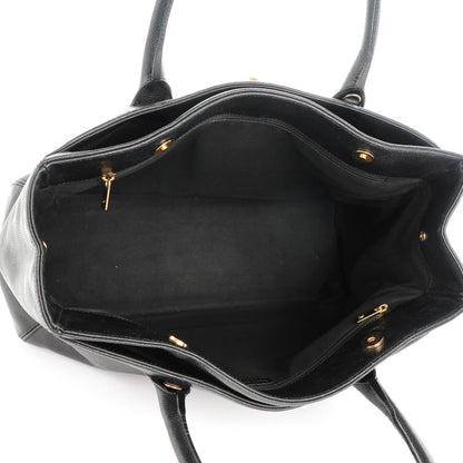 Chanel Calfskin Cerf Executive Shopper Tote Black 5 of 18