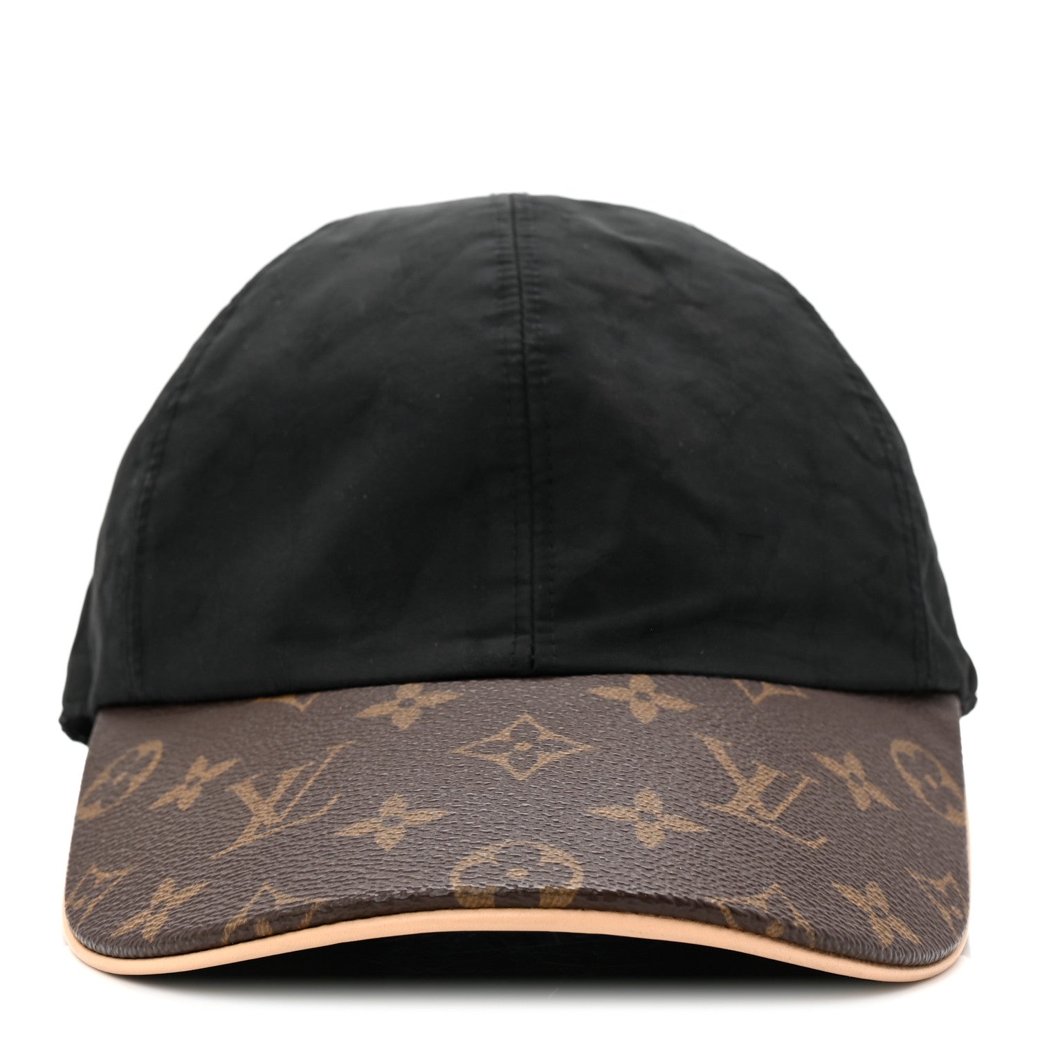 Louis Vuitton Polyester Silk Monogram LV Get Ready Cap Black 3 of 9