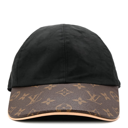 Louis Vuitton Polyester Silk Monogram LV Get Ready Cap Black 3 of 9