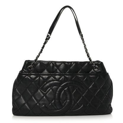 Chanel Caviar Quilted CC Timeless Soft Tote Black 1 of 10