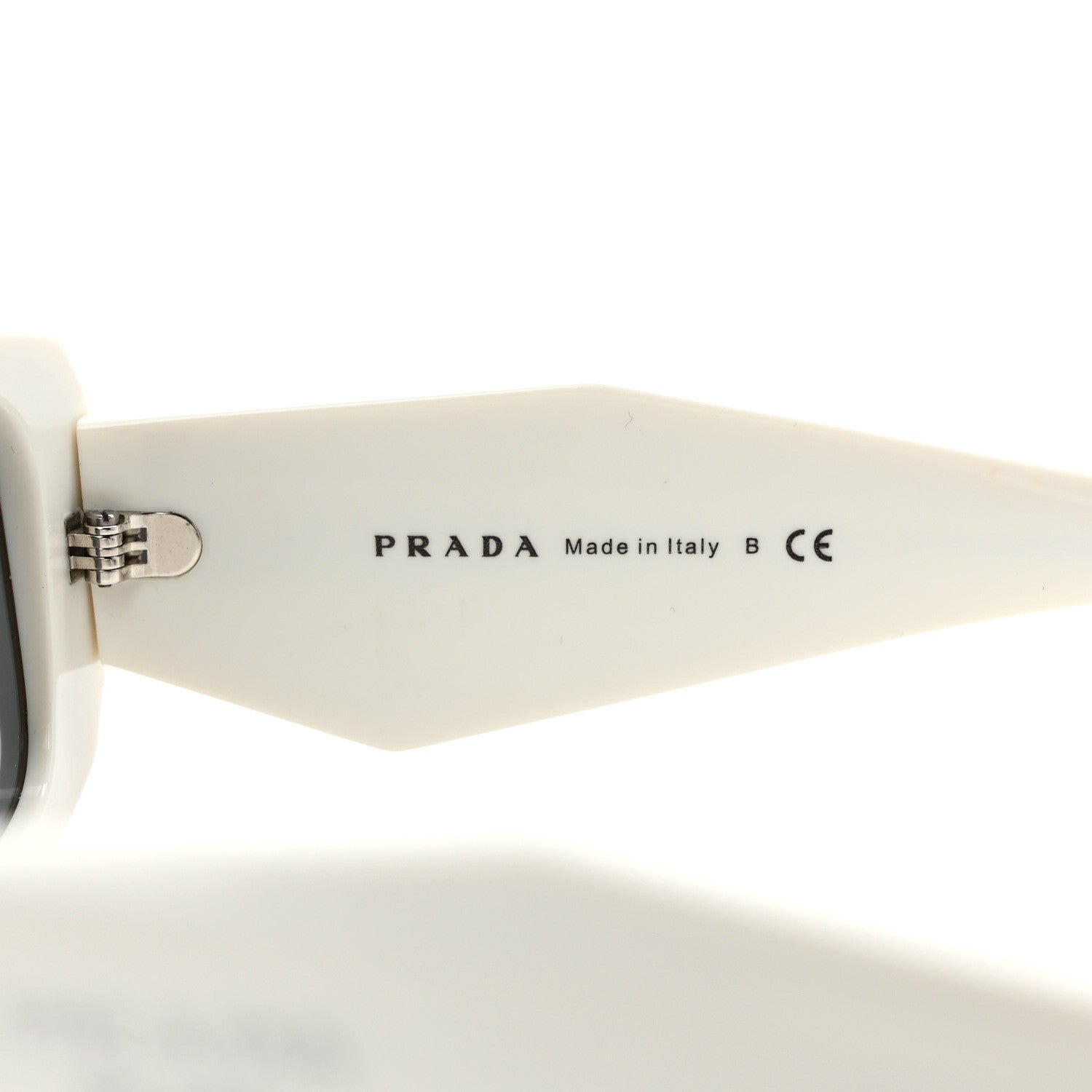 Prada Acetate Symbole Sunglasses SPR 17W White 5 of 6