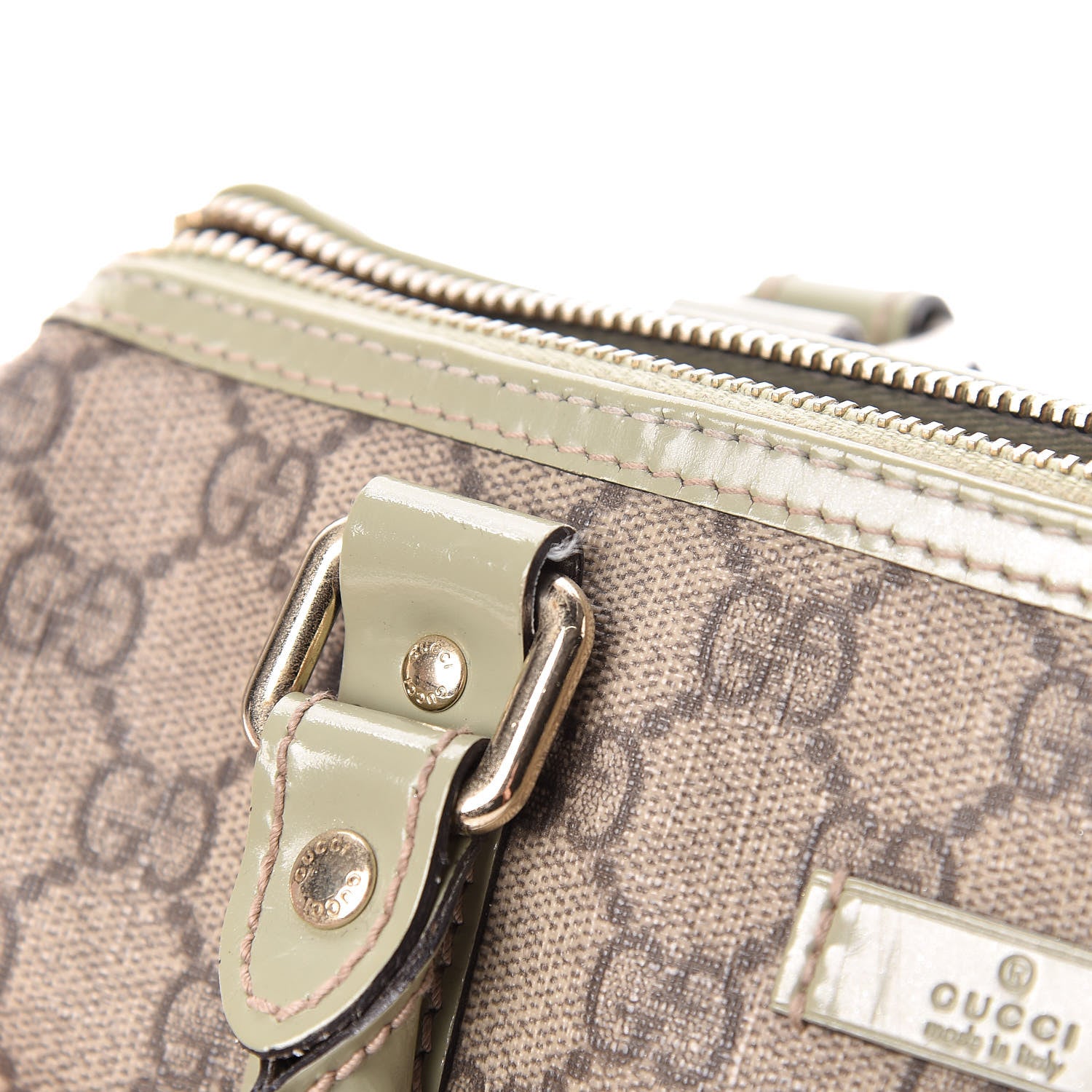Gucci GG Plus Monogram Small Joy Boston Green 11 of 15