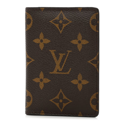Louis Vuitton Monogram Pocket Organizer Card Holder NM 1 of 7