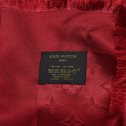 Louis Vuitton Silk Wool Monogram Shawl Pomme D'Amour 3 of 5