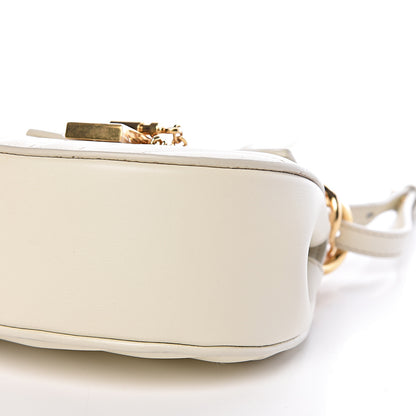 Chloe Calfskin Quilted Nano Drew Bijou Shoulder Bag Natural White 9 of 9