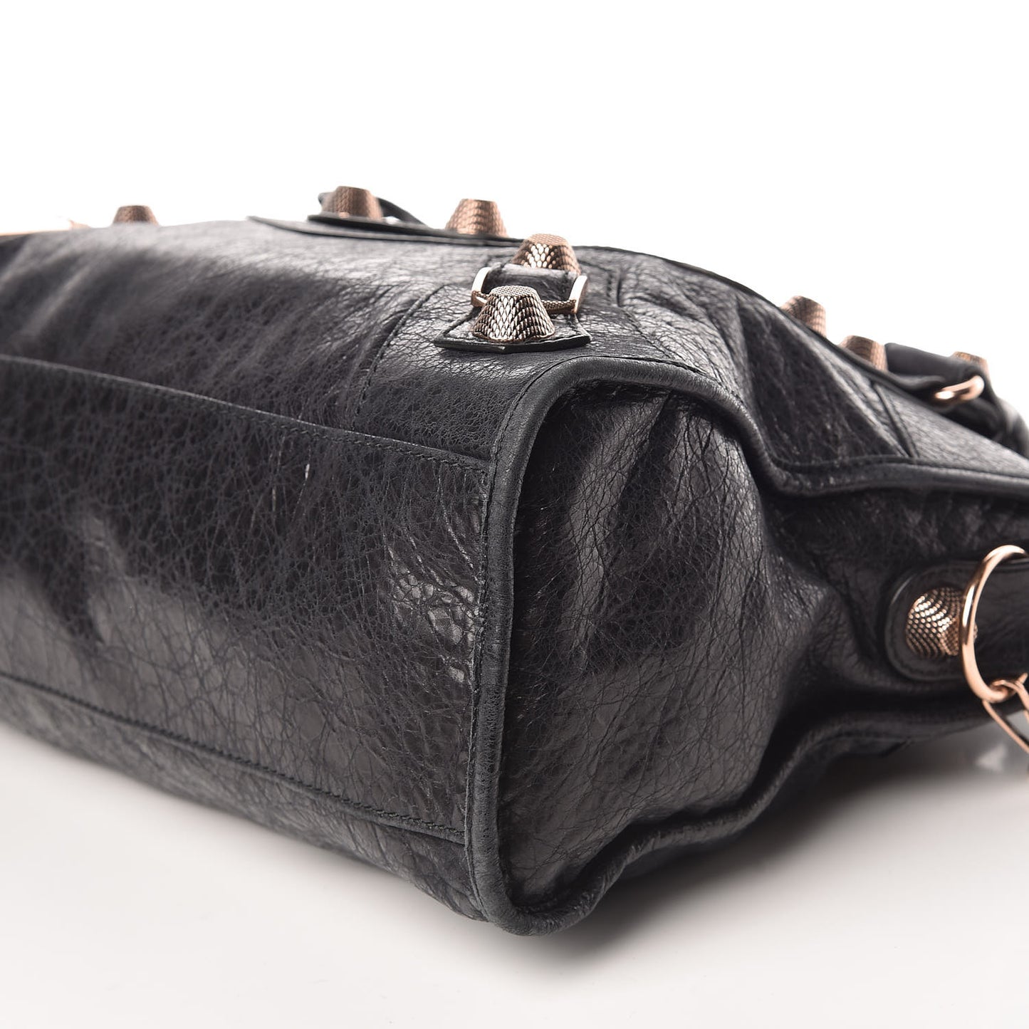 Agneau Giant 21 Rose Gold Hardware City Black