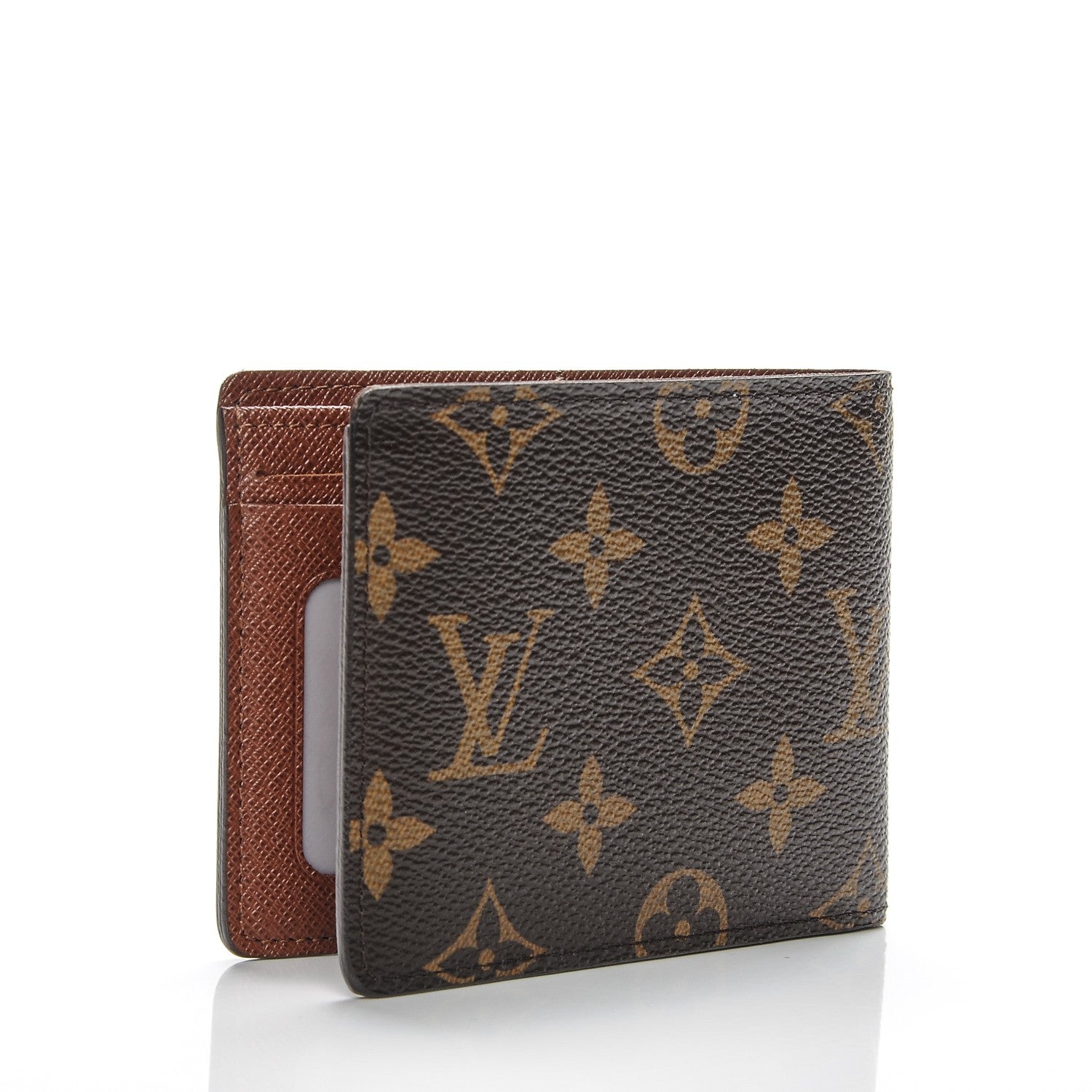 Louis Vuitton Monogram Mens Porte-Billets 3 Card Billfold Wallet 3 of 6