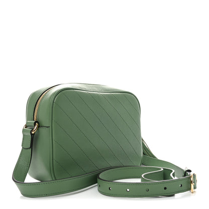 Gucci Sakai Be Green Calfskin Diagonal Stitched Small Blondie Shoulder Bag Green Soil Grass 3 of 9