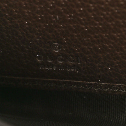 Gucci GG Supreme Monogram Web Ophidia Zip Around Wallet Brown 6 of 9
