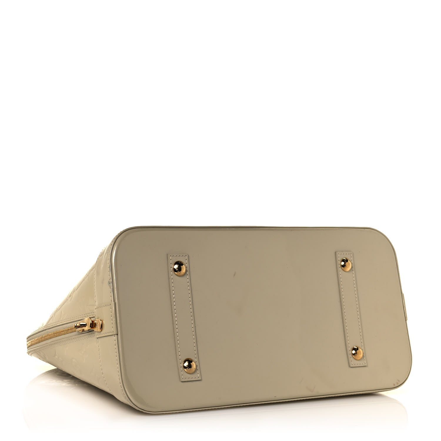 Louis Vuitton Vernis Alma GM Blanc Corail 4 of 15