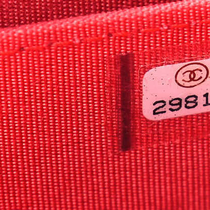Chanel Caviar Quilted Incognito Zip Coin Purse Coral 14 of 20