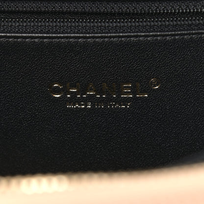 Chanel Caviar Quilted Medium CC Filigree Vanity Case Beige Black 6 of 13