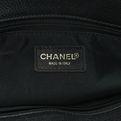Chanel Calfskin Cerf Executive Shopper Tote Black 6 of 12