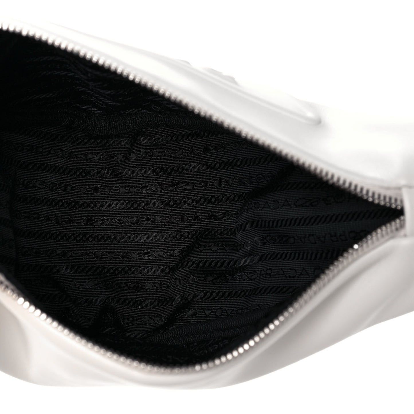 Grace Lux Triangle Shoulder Bag White