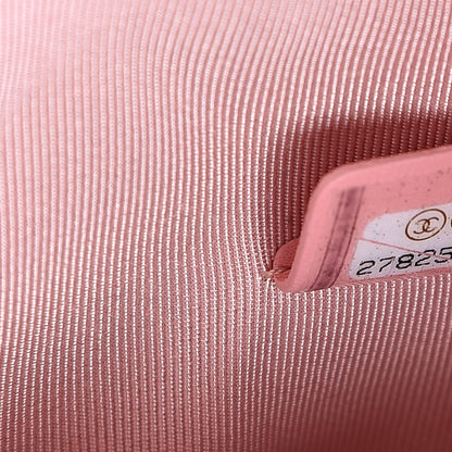 Chanel Lambskin Quilted Medium Cosmetic Case Pink 7 of 8