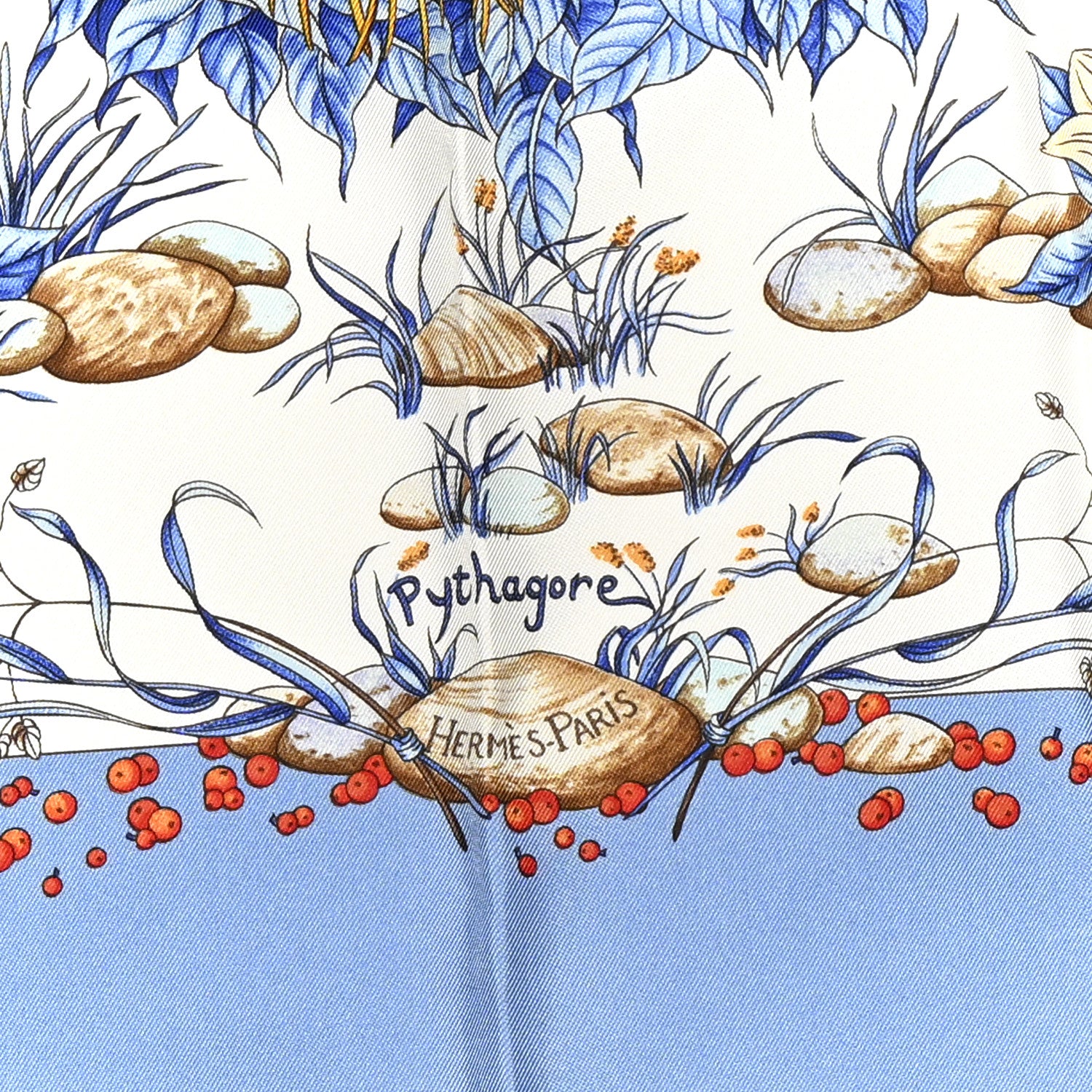 Hermes Silk Pythagore Scarf 90 2 of 4