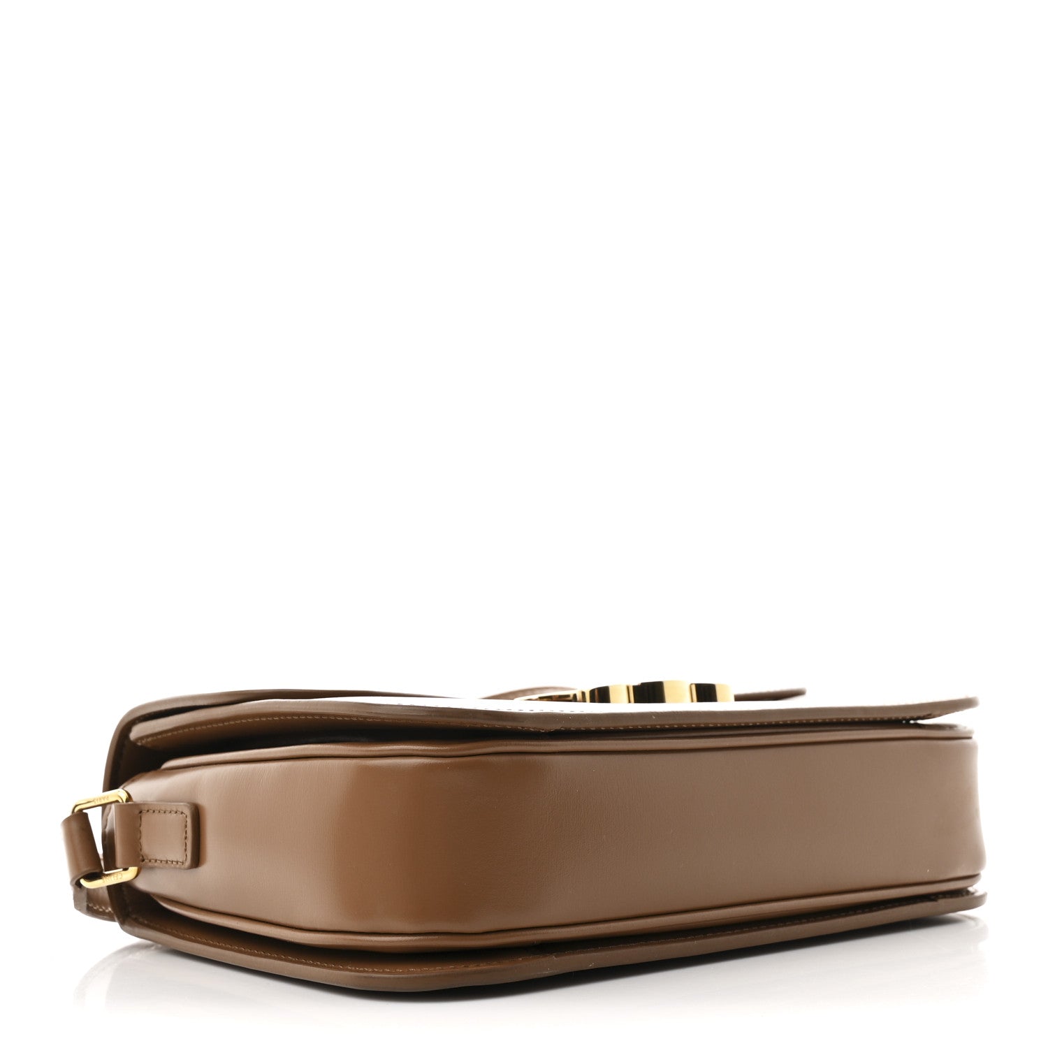 Celine Shiny Calfskin Medium Triomphe Bronze 4 of 12