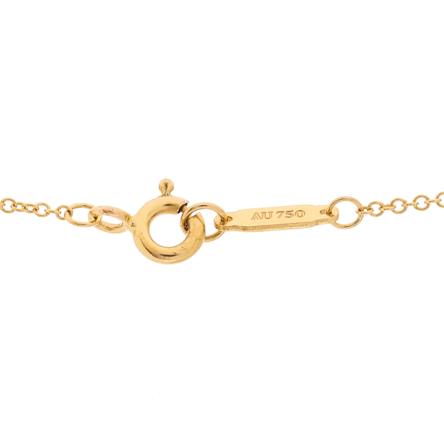 18K Rose Gold Heart Key Pendant Necklace