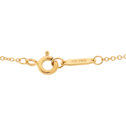 Tiffany 18K Rose Gold Heart Key Pendant Necklace 4 of 5