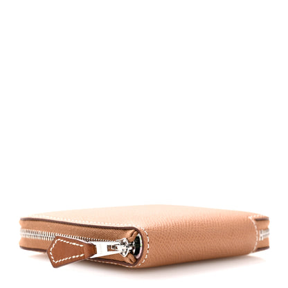 Hermes Epsom Silk'in Compact Wallet Gold 4 of 8