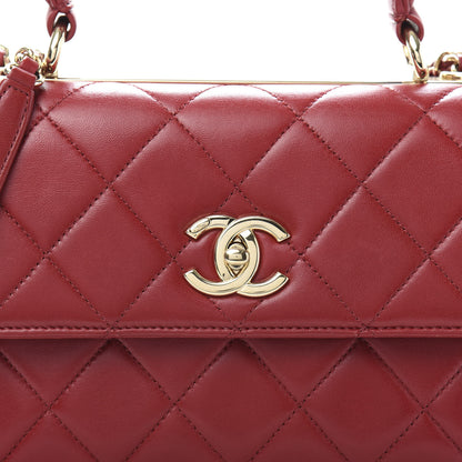 Chanel Lambskin Quilted Small Trendy CC Flap Dual Handle Bag Red 14 of 14