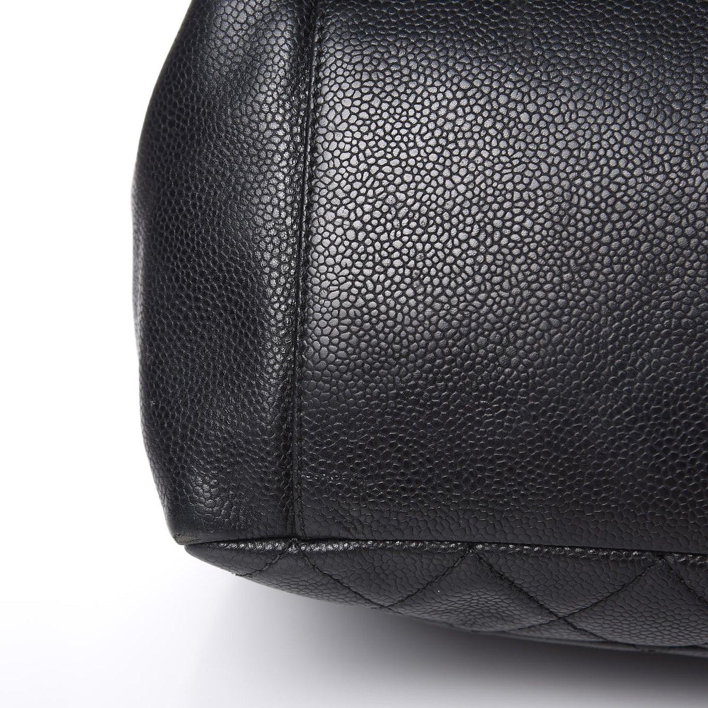 Caviar Quilted Grand Shopping Tote GST Black