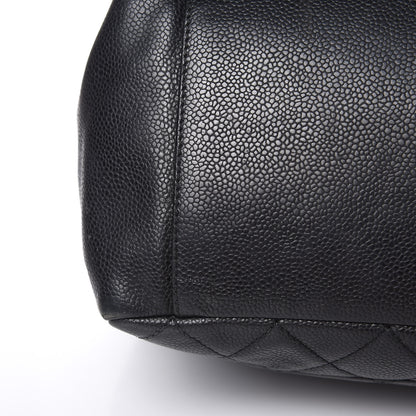 Chanel Caviar Quilted Grand Shopping Tote GST Black 12 of 20