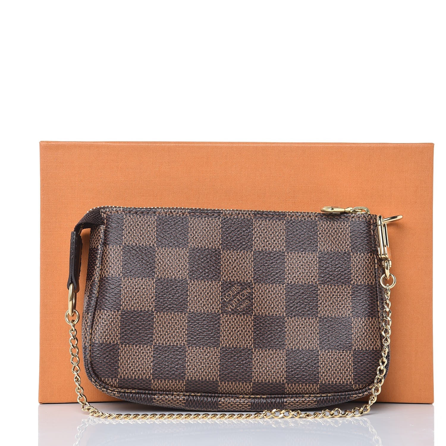 Louis Vuitton Damier Ebene Mini Pochette Accessories 8 of 8
