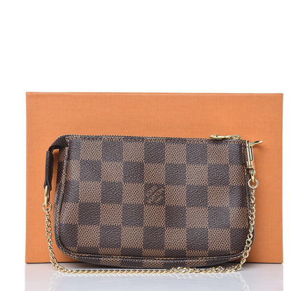Louis Vuitton Damier Ebene Mini Pochette Accessories 8 of 8