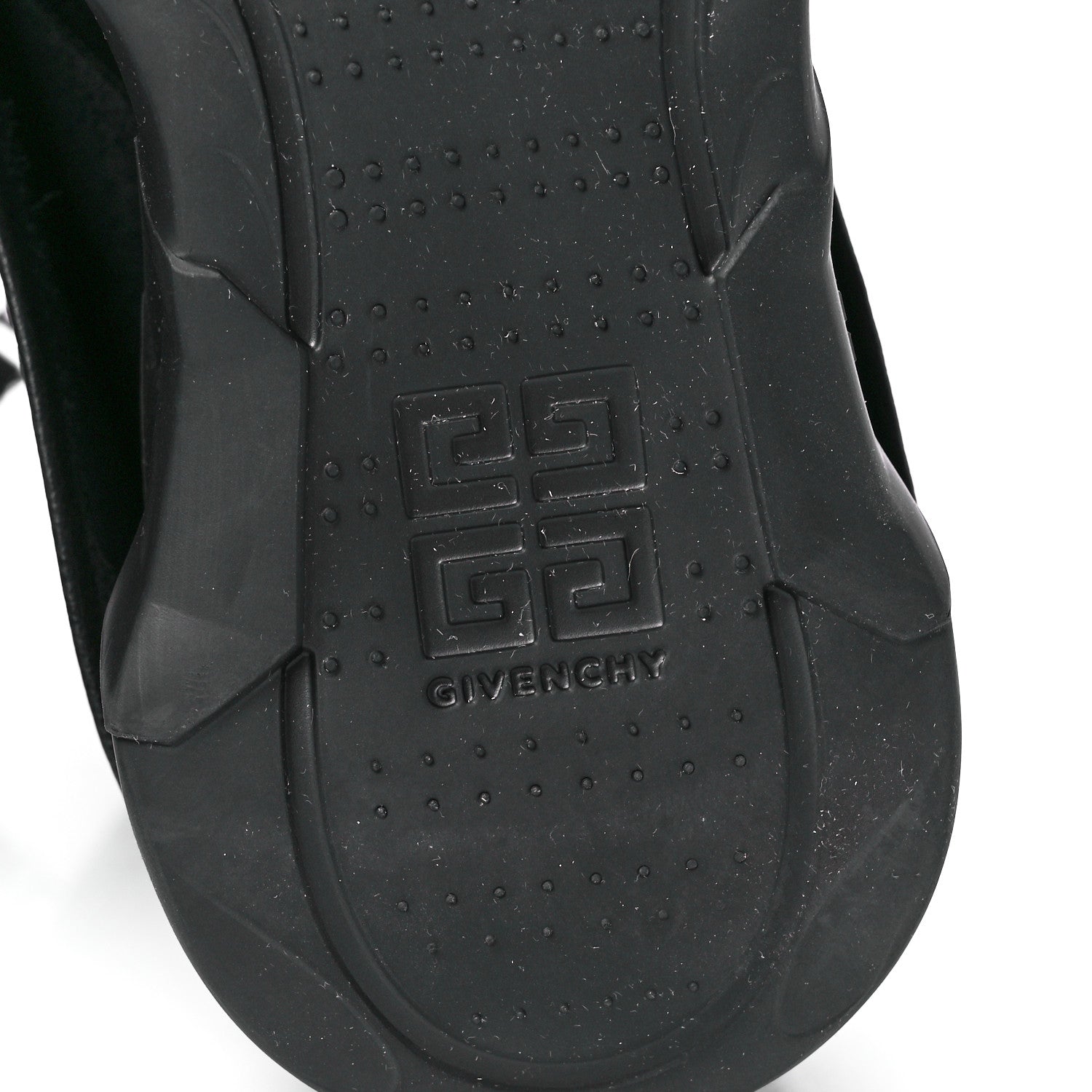 Givenchy Grained Calfskin Shark Lock Biker Ankle Boots 38 Black