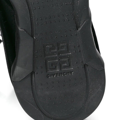 Givenchy Grained Calfskin Shark Lock Biker Ankle Boots 38 Black 6 of 10