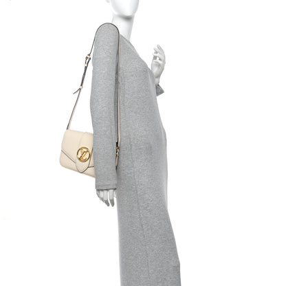 Louis Vuitton Smooth Calfskin LV Pont 9 Cream 2 of 9