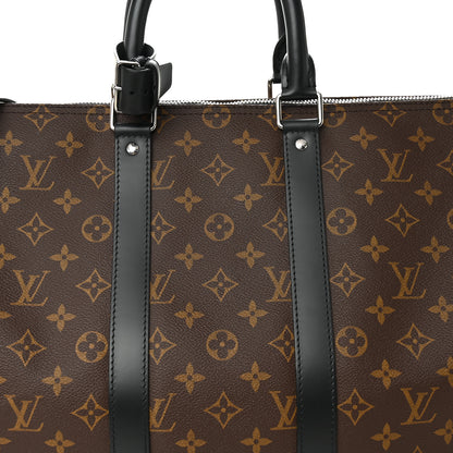 Louis Vuitton Monogram Macassar Keepall Bandouliere 45 6 of 8