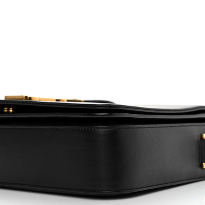 Saint Laurent Smooth Calfskin Medium Classic Monogram Universite Bag Black 9 of 12