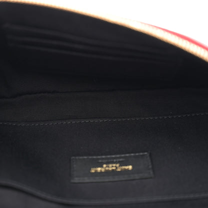 Saint Laurent Grain De Poudre Monogram Belt Bag Rouge Eros 5 of 11
