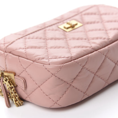Chanel Aged Calfskin Quilted Mini Reissue Camera Case Pink 6 of 10