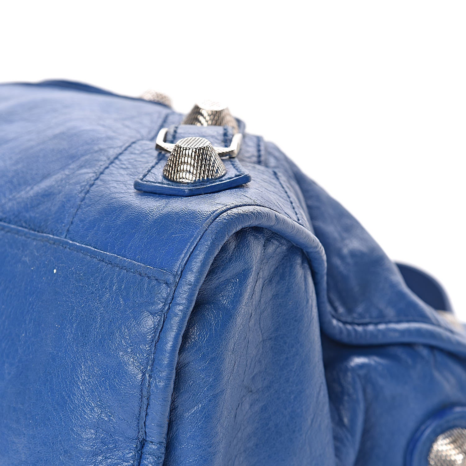 Balenciaga Agneau Giant 21 Silver Hardware City French Bleu 9 of 22