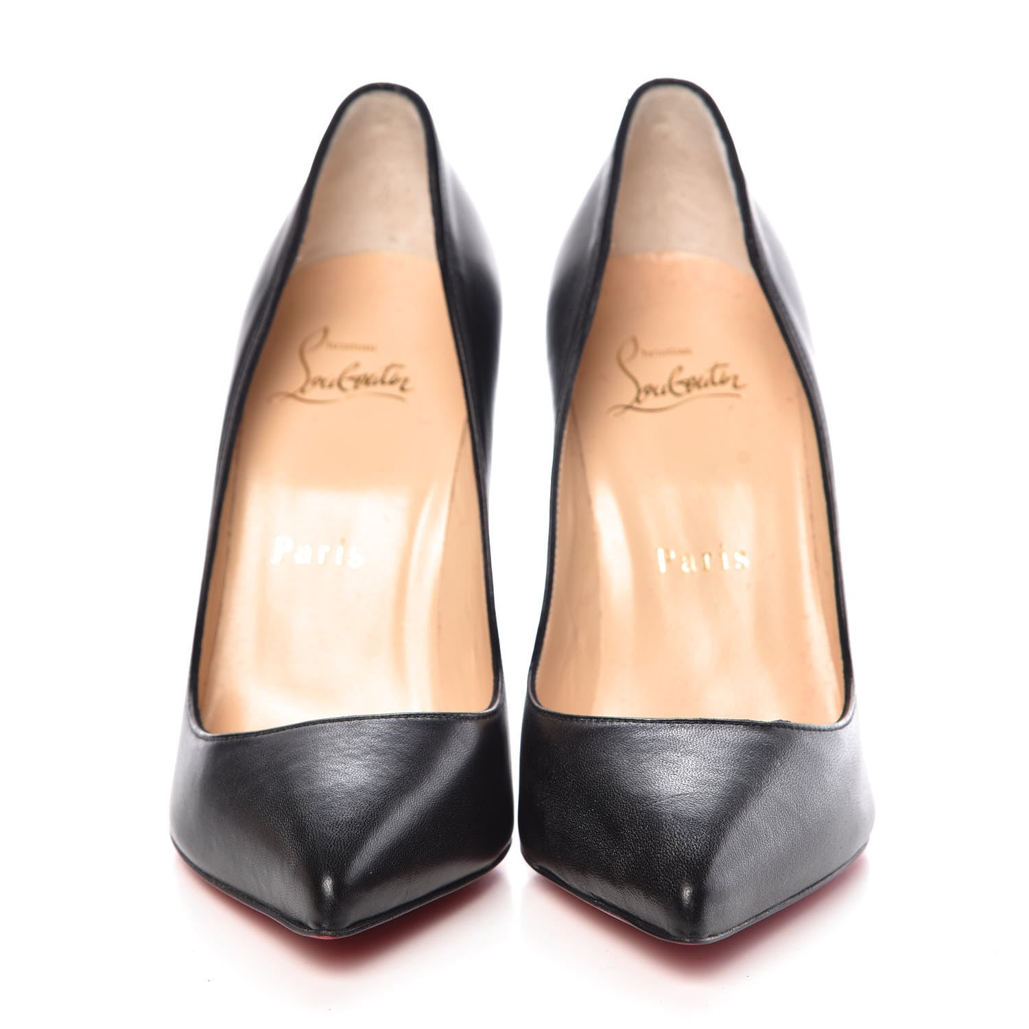Christian Louboutin Shiny Nappa Pigalle Follies 100 Pumps 35.5 Black 2 of 9
