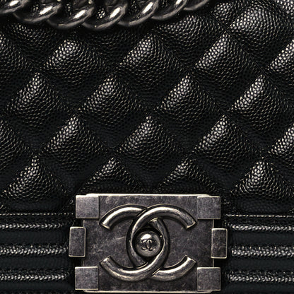 Chanel Caviar Quilted Small Boy Flap Black 8 of 13